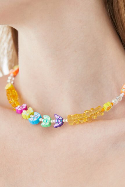 Gummy Bear Beaded Necklace